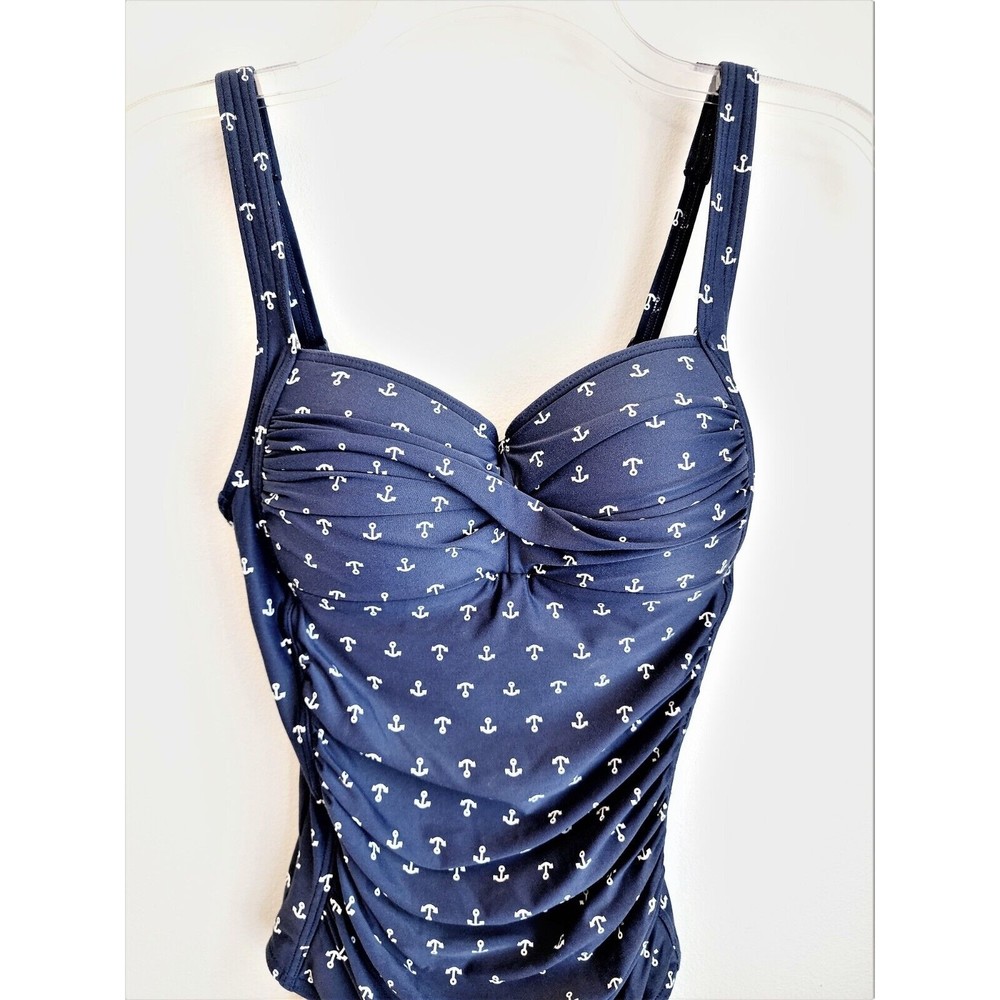 Nip Tuck Slimming Tummy Control Nautical Navy One… - image 2